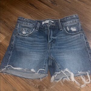 Buckle Kids Blue Denim Shorts